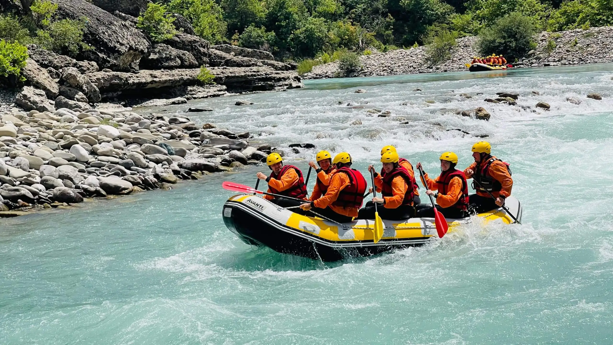 Rafting on Vjosa River - Desktop View