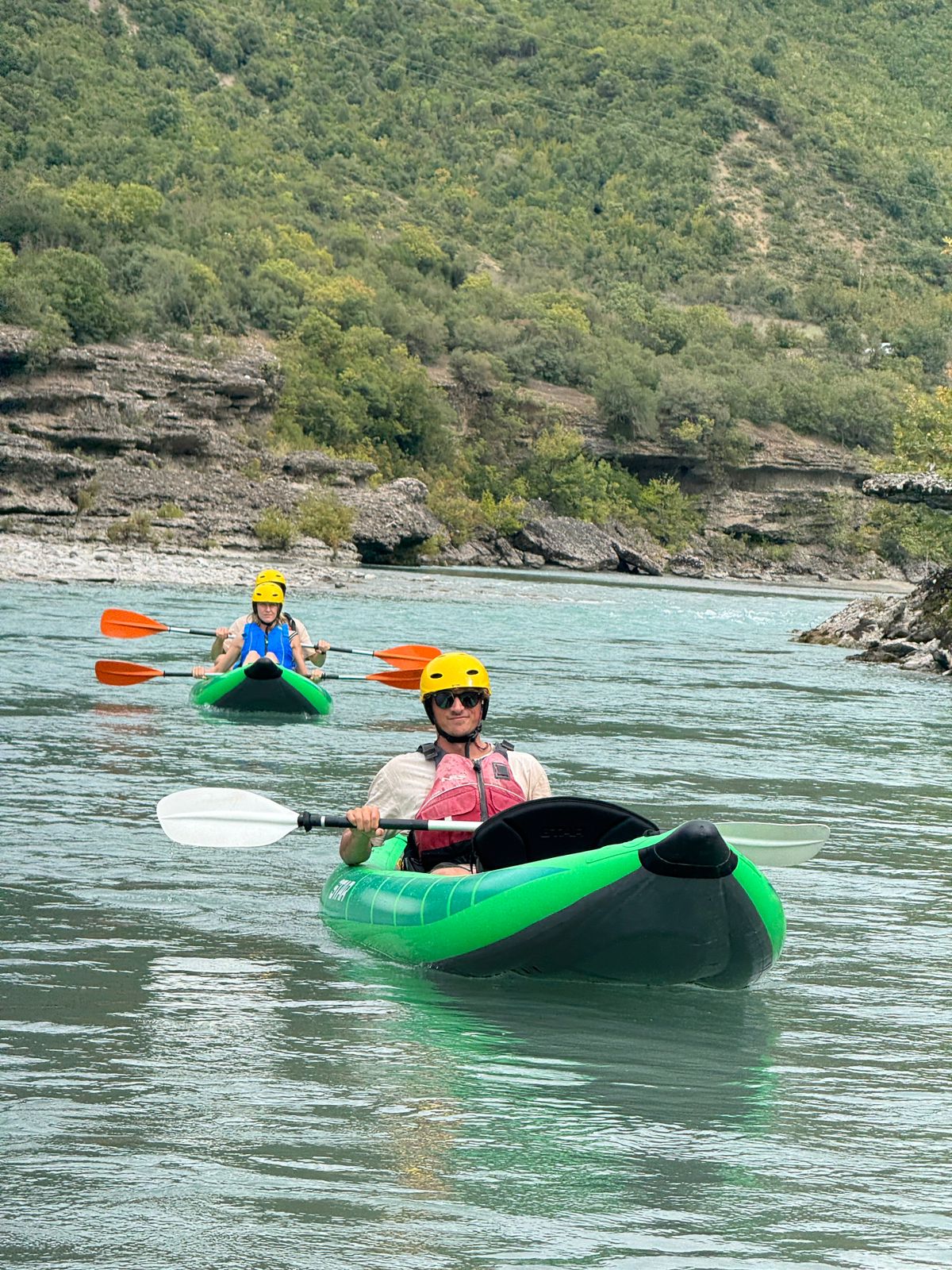Kayaking in Vjosa - Mobile View
