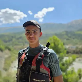 Klaudjo, rafting guide at Rafting Vjosa Albania