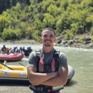 Ledio, senior rafting guide at Rafting Vjosa Albania