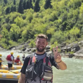 Luka (Luca), rafting guide at Rafting Vjosa Albania